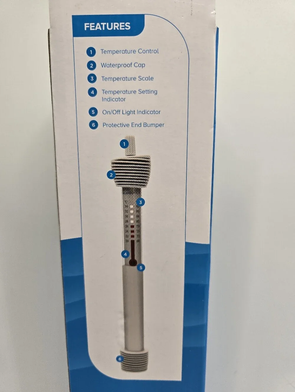 NIB Top Fin Submersible Aquarium Heater